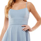 City Studios Junior's Lace Back Fit & Flare Dress Blue Size 15