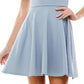 City Studios Junior's Lace Back Fit & Flare Dress Blue Size 15
