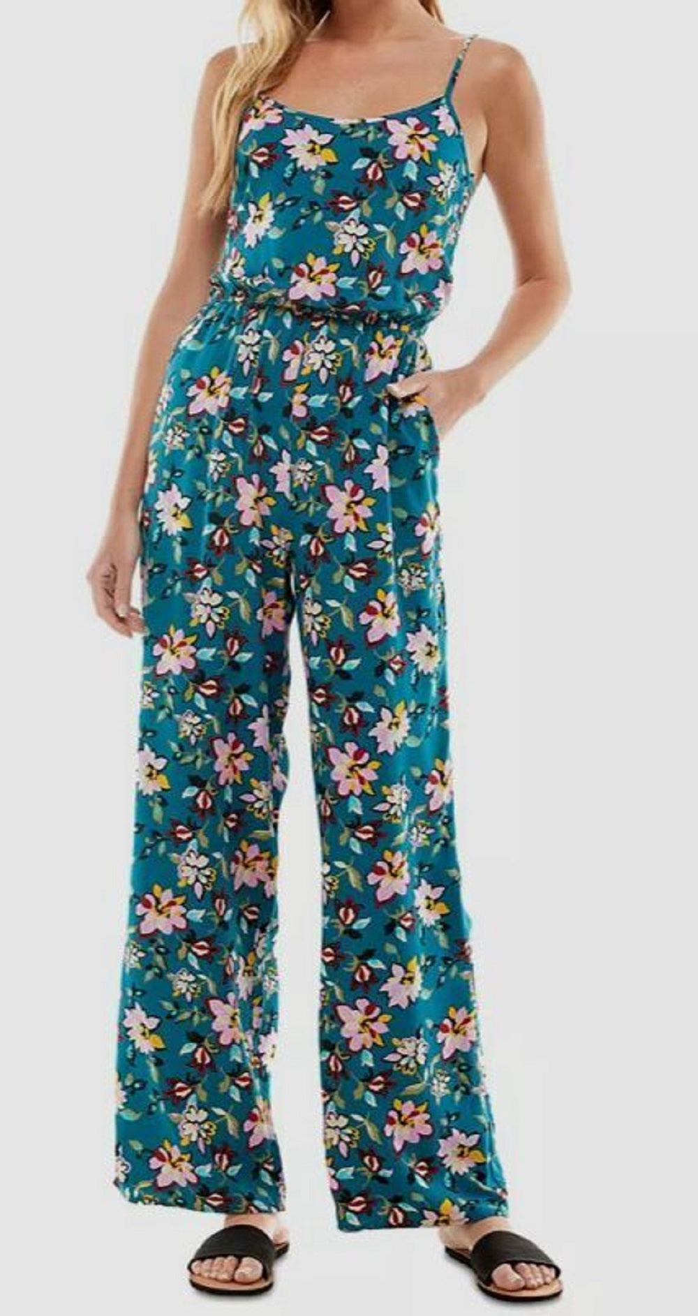 Kingston Junior's Tie Back Jumpsuit Green Size Large