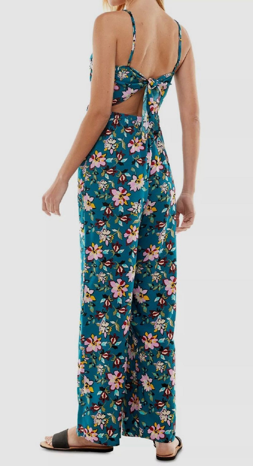 Kingston Junior's Tie Back Jumpsuit Green Size Large