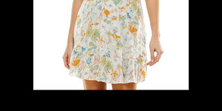 City Studios Junior's Ruffled Cutout Dress Brown Size 13