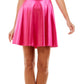 City Studios Junior's Satin Fit & Flare Dress Pink Size 7