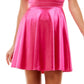 City Studios Junior's Satin Fit & Flare Dress Pink Size 7