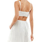 City Studios Junior's Eyelet Cutout Dress White Size 3
