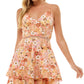 City Studios Junior's Tiered Fit & Flare Dress Orange Size 11