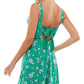 City Studios Junior's Tie Back Dress Green Size 3