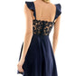 City Studios Junior's Fit & Flare Dress Blue Size 15