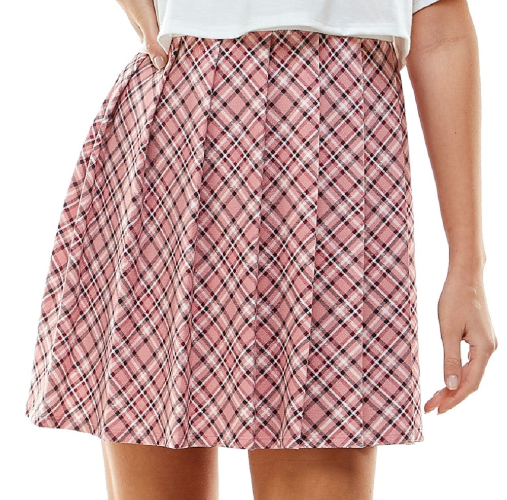 Kingston Junior's Two Piece Printed Skirt Dress Pink Size XX-Large