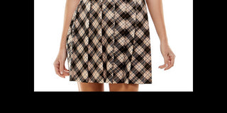 Kingston Grey Junior's Two Piece Printed Skirt Dress Gray Size XX-Small