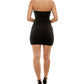 City Studios Junior's Ruched Halter Bodycon Dress Black Size XX-Large