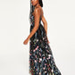 City Studios Junior's Embroidered Illusion Corset Gown Black Size 13