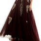 Say Yes To The Prom Junior's Strapless Embellished Ballgown Purple Size 11