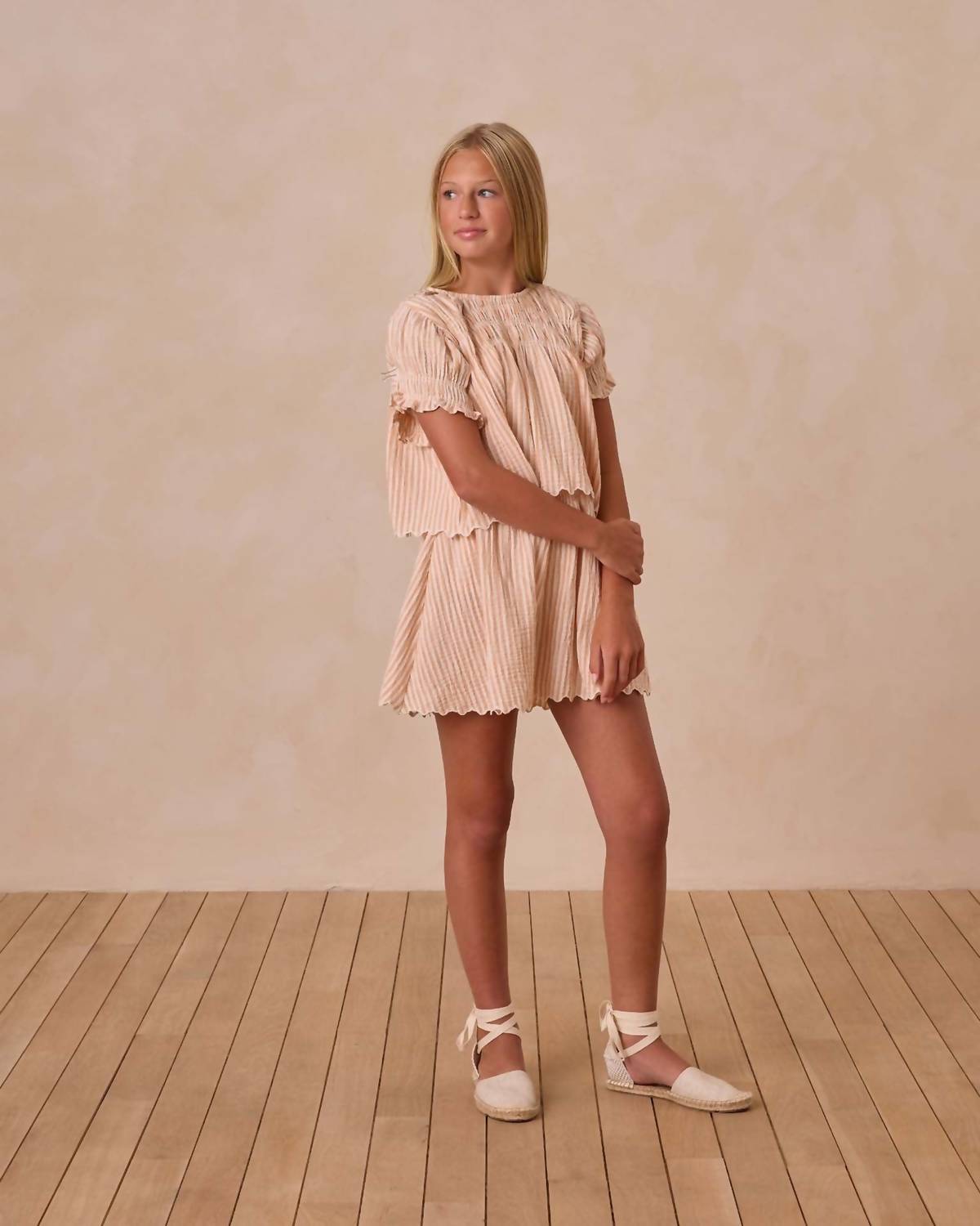 Rylee + Cru - Grapefruit Stripe Set