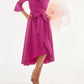 Joseph Ribkoff - Belted High Low Wrap Dress