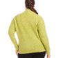 Karen Kane - Plus Size Mock Neck Boucle Sweater