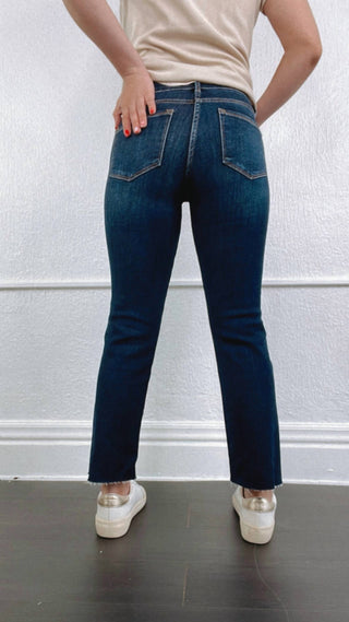 Risen - Caden Mid Rise Straight Leg Jeans