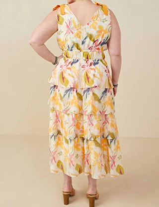 Hayden La - Floral Tiered Skirt Dress
