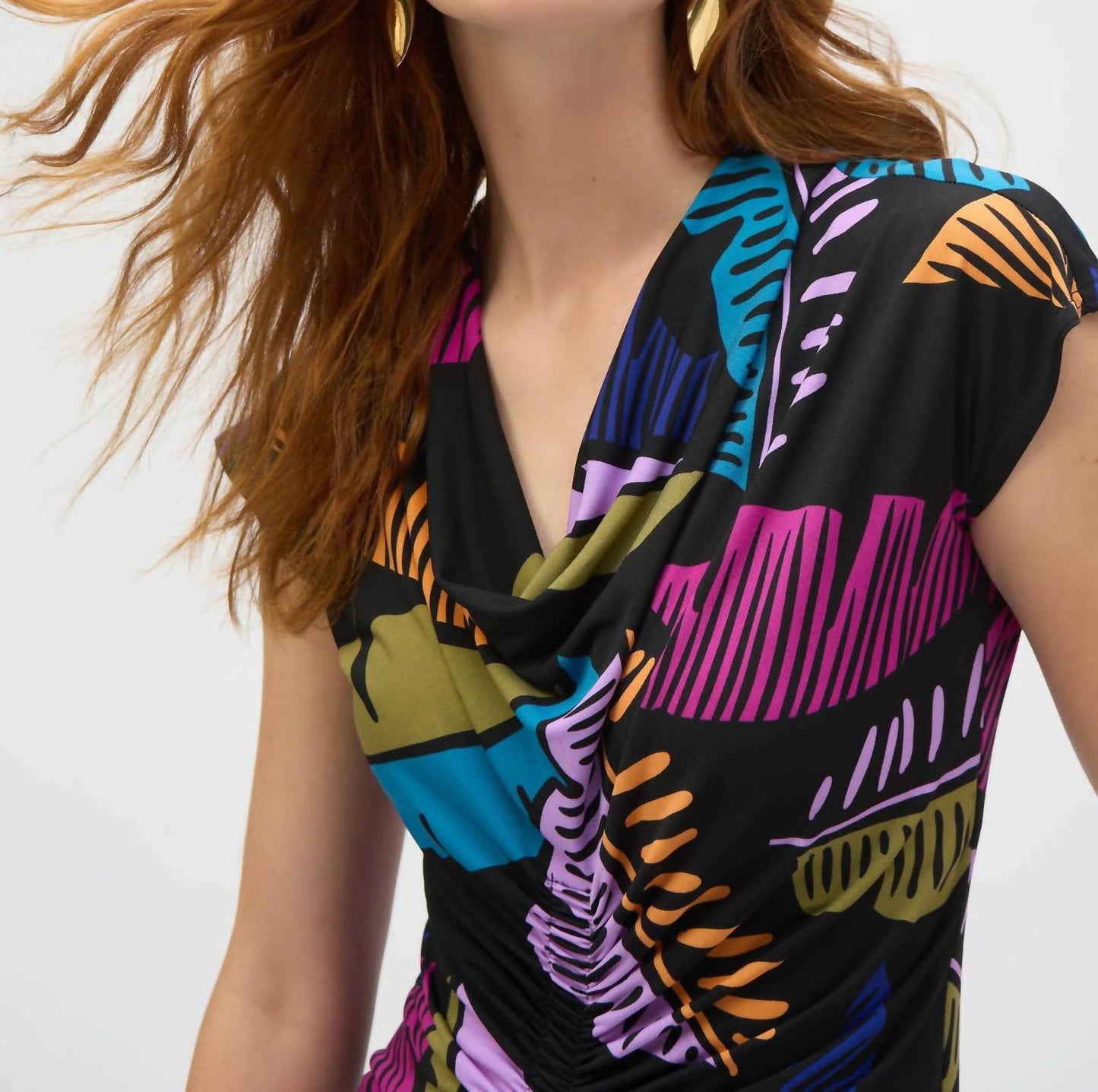 Joseph Ribkoff - Shirred Sheath Dress