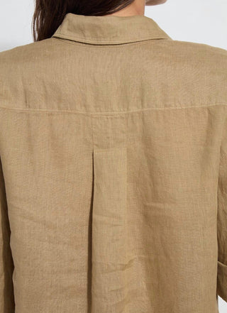 Lysse - Roe Roll Tab Linen Utility Shirt