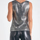 Elan - Metallic Sleeveless Sweater