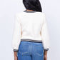 L'Agence - Kaito Trim Crop Cardigan