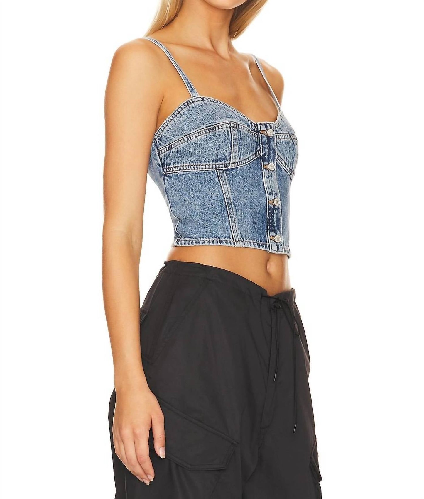 Agolde - LOLA DENIM TOP