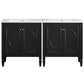 Bathroom Vanity With Sink With 2 Doors And Adjustable Shelf