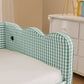 Cozy Gingham Daybed with Trundle Twin Size Sofa Bed No Box Spring Needed