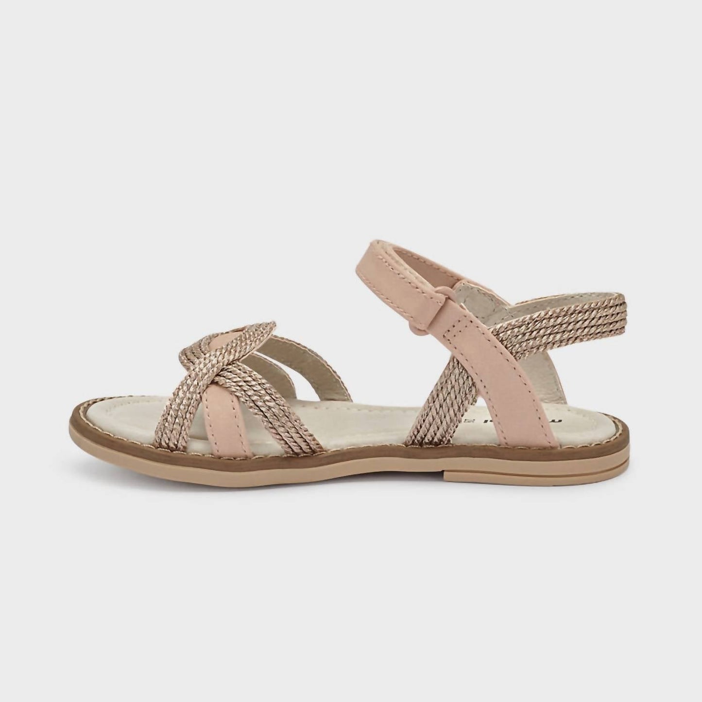Mayoral - Kid's Metallic Braided Sandal Bg