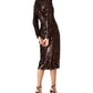 Steve Madden - Hailee Long Sleeve Midi Dress