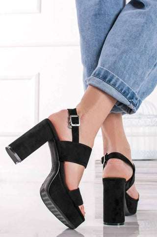 Xti - Women's Heeled Suede Sandals