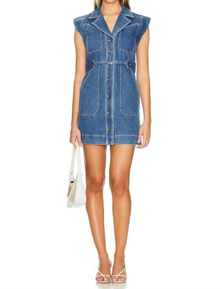 Veronica Beard - Jax Denim Mini Dress