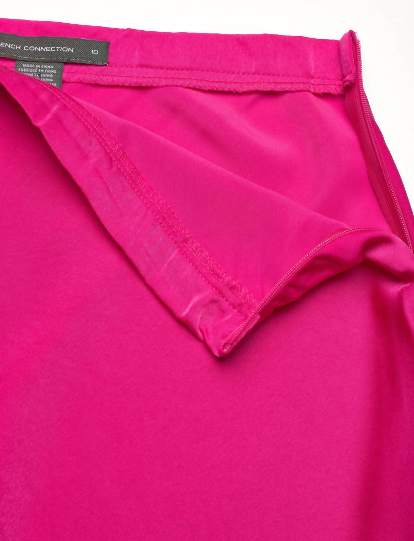French Connection - Satin Midi Slip Skirt