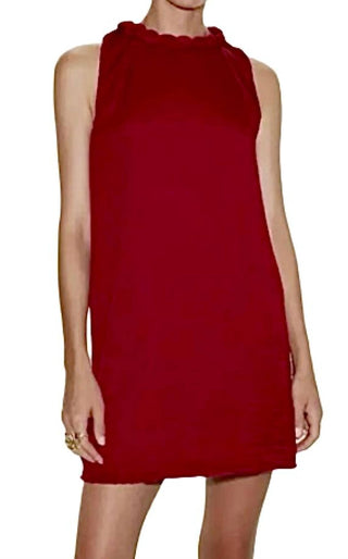 Naked Zebra - Neckline Accent Mini Shift Dress