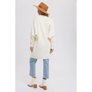 Bluivy - Batwing Sleeve Open Cardigan