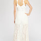 Entro - Lace & Ruffle Maxi Romper