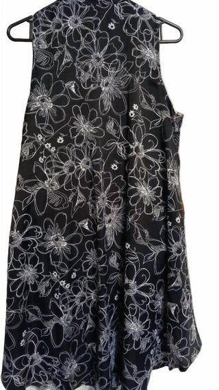 Adore - Hi Lo Sleeveless Layer Tunic Blouse