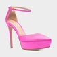 Gianvito Rossi - Women's Ankle Strap Satin Platform