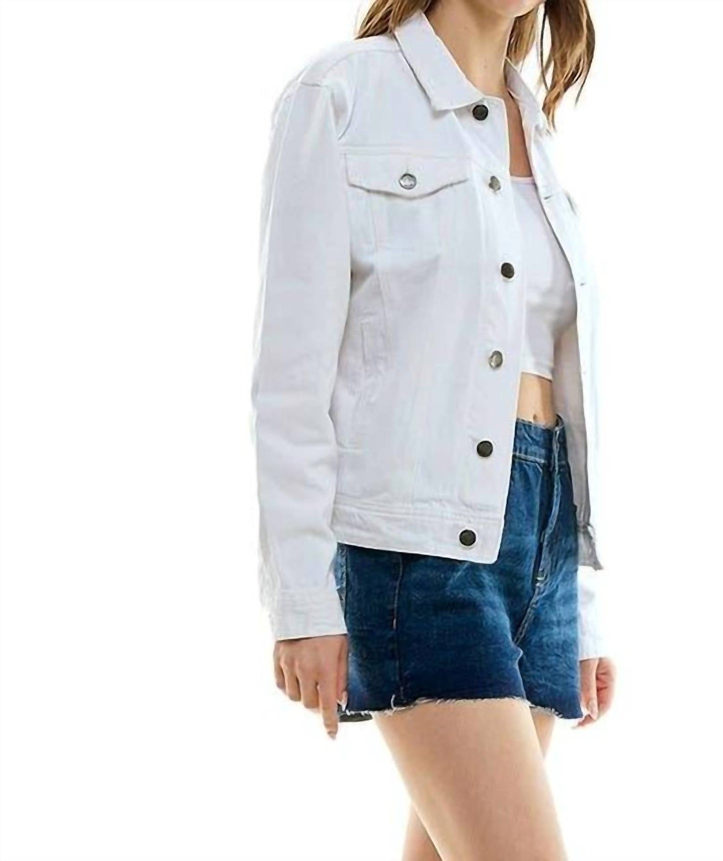 Red Label By Patriate Denim - Cotton Casual Denim Boyfriend Jacket