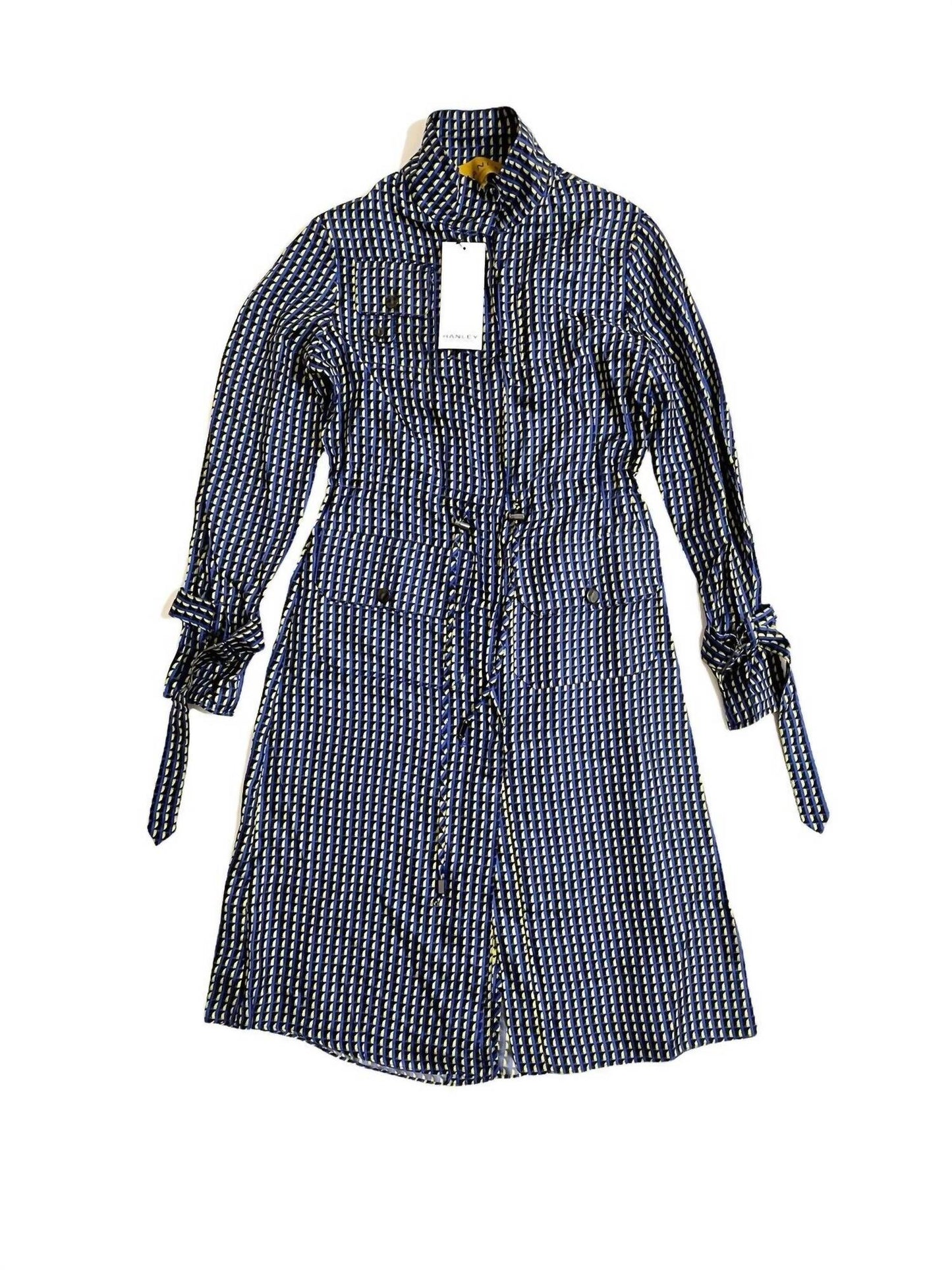 Hanley Mellon - Geo-Print Safari Silk Geometric Print Jacket