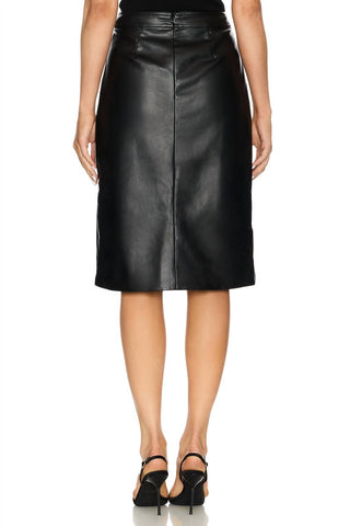Astr - Ladonne Faux Leather Skirt