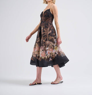 Zimmermann - Illuminate Draped Midi Dress