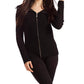 French Kyss - Amaya Zip Front Cardigan
