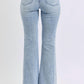 Judy Blue - Rhinestone Detail Flare Jeans