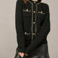 Fate - Chain And Gold Button Cardigan