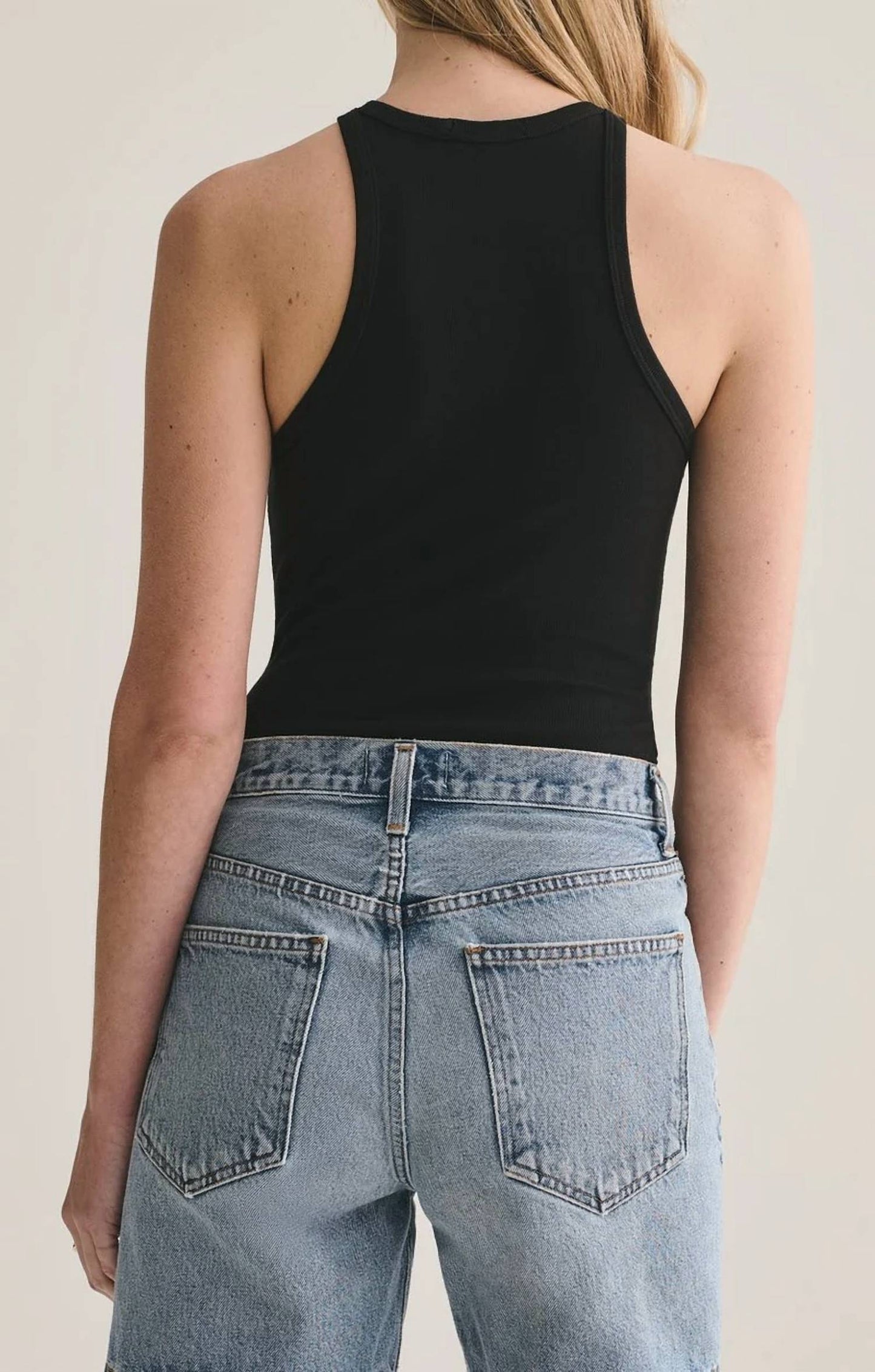 Agolde - Rianne High Neck Racerback Bodysuit