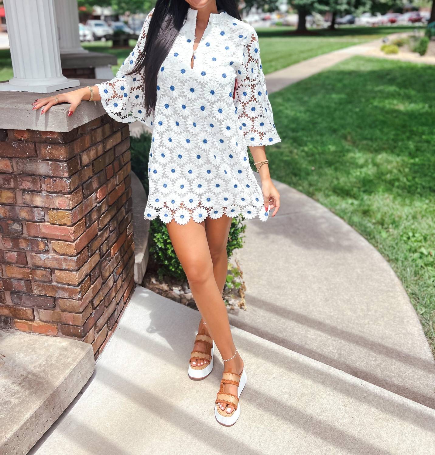 Buddylove - Wren Ultramarine Lace Mini Dress