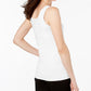Alfani Women's Scoop Neck Basic Tank White Size X-Small