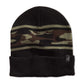 Steve Madden Mens Camouflage Winter Beanie Hat Black O/S