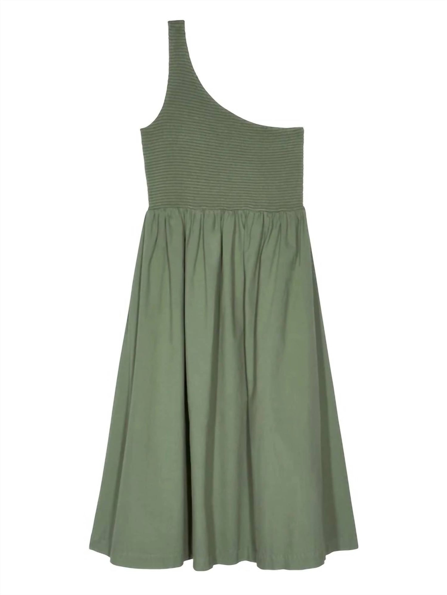 Nation Ltd - Connie One Shoulder Smocked Dress